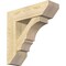Ekena Millwork Balboa Slat Rough Sawn Bracket w/ Offset Brace, Douglas Fir, 8"W x 26"D x 26"H BKT0806X26X26BOA06RDF - alternate 1